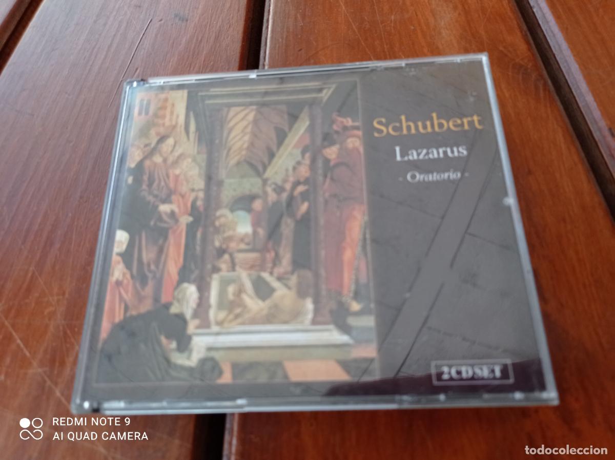 CDs de m&uacute;sica: SCHUBERT. LAZARUS. ORATORIO. ESTUCHE CON 2 CDS + LIBRETO. - Foto 1