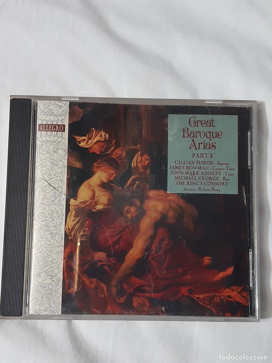 Musik-CDs: GREAT BAROQUE ARIAS FISHER BOWMAN MARK AINSLEY ROBERT KING CD