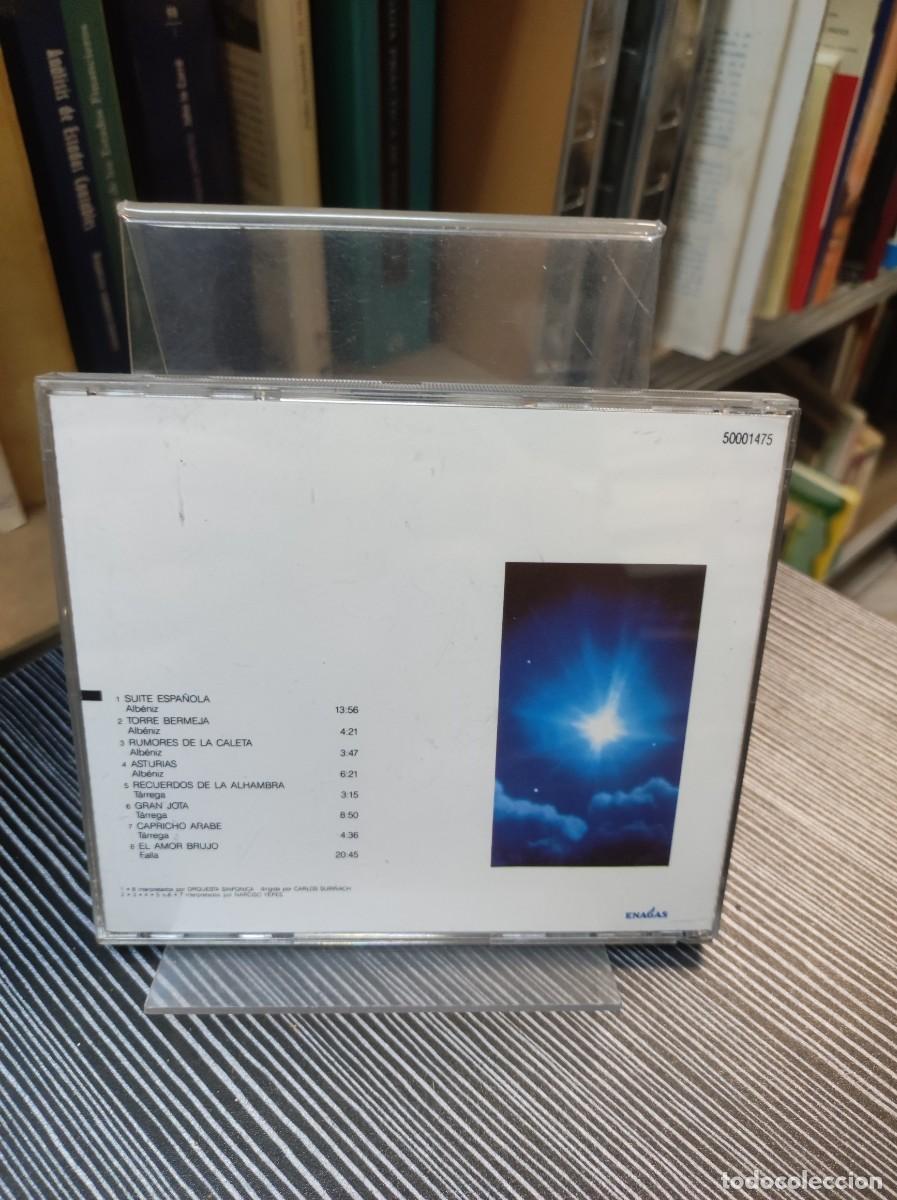 CDs de m&uacute;sica: CLASICOS ESPA&Ntilde;OLES ALBENIZ FALLA TARREGA - Foto 2