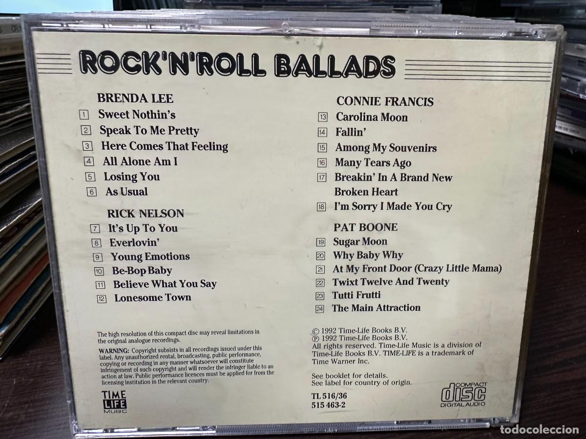 CDs de m&uacute;sica: Various - Rock N Roll Ballads (CD) - Foto 2