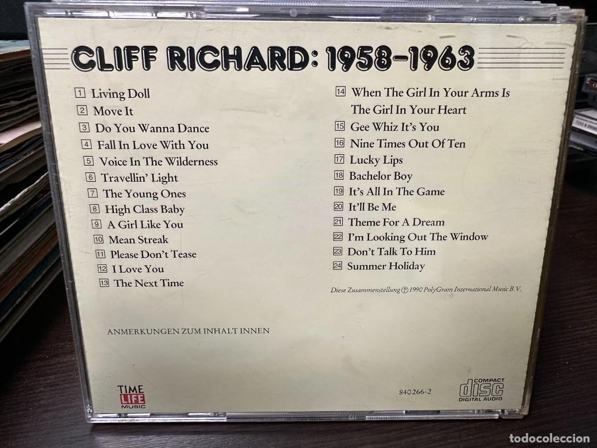 CDs de m&uacute;sica: Cliff Richard - Cliff Richard: 1958-1963 (CD) - Foto 2