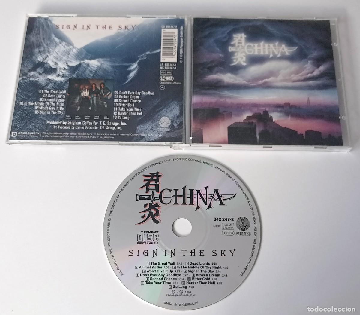 CDs de m&uacute;sica: CD CHINA - SIGN IN THE SKY - Foto 2