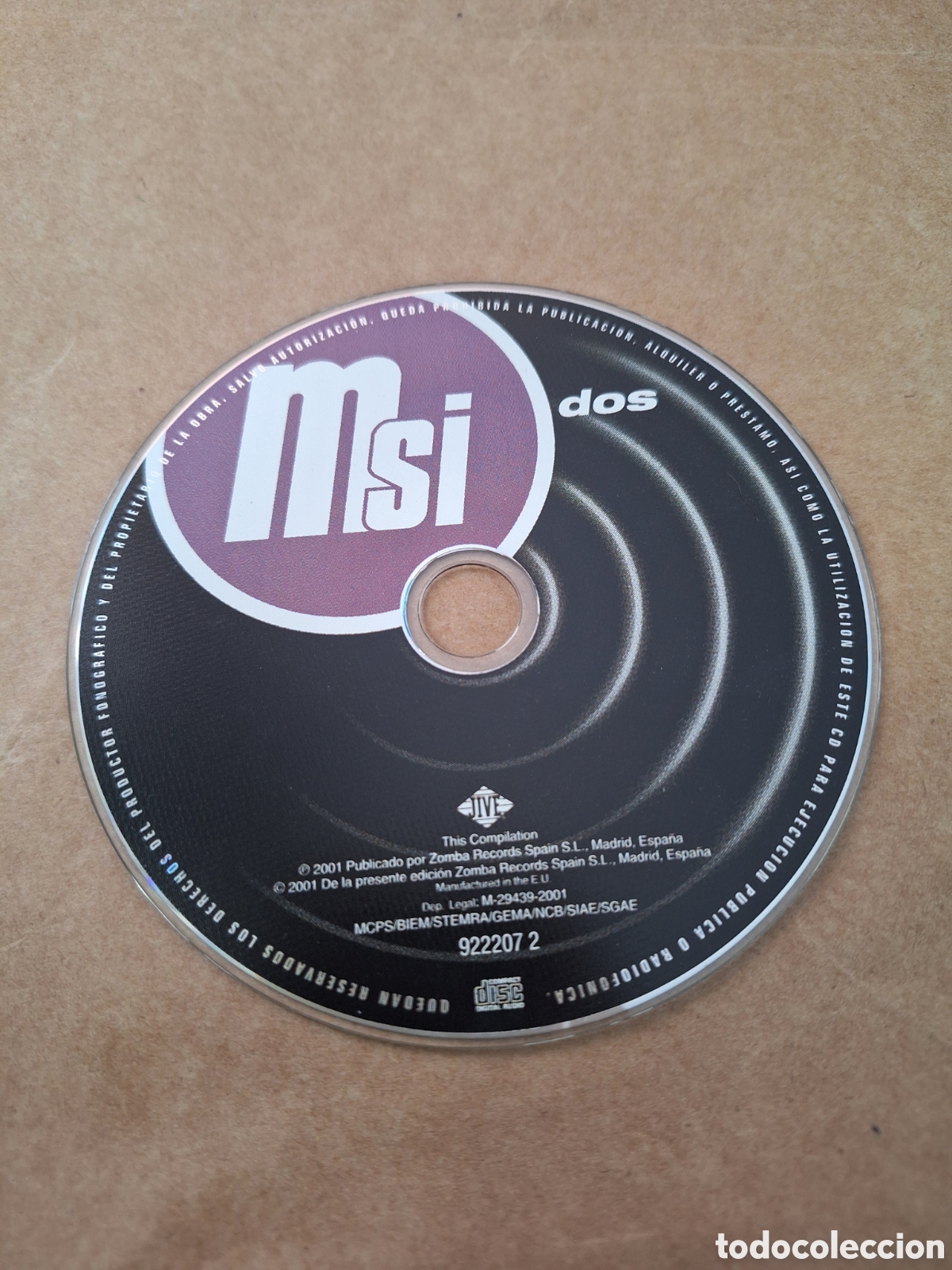 CDs de m&uacute;sica: Sd80 msi dos solo disco - Foto 1