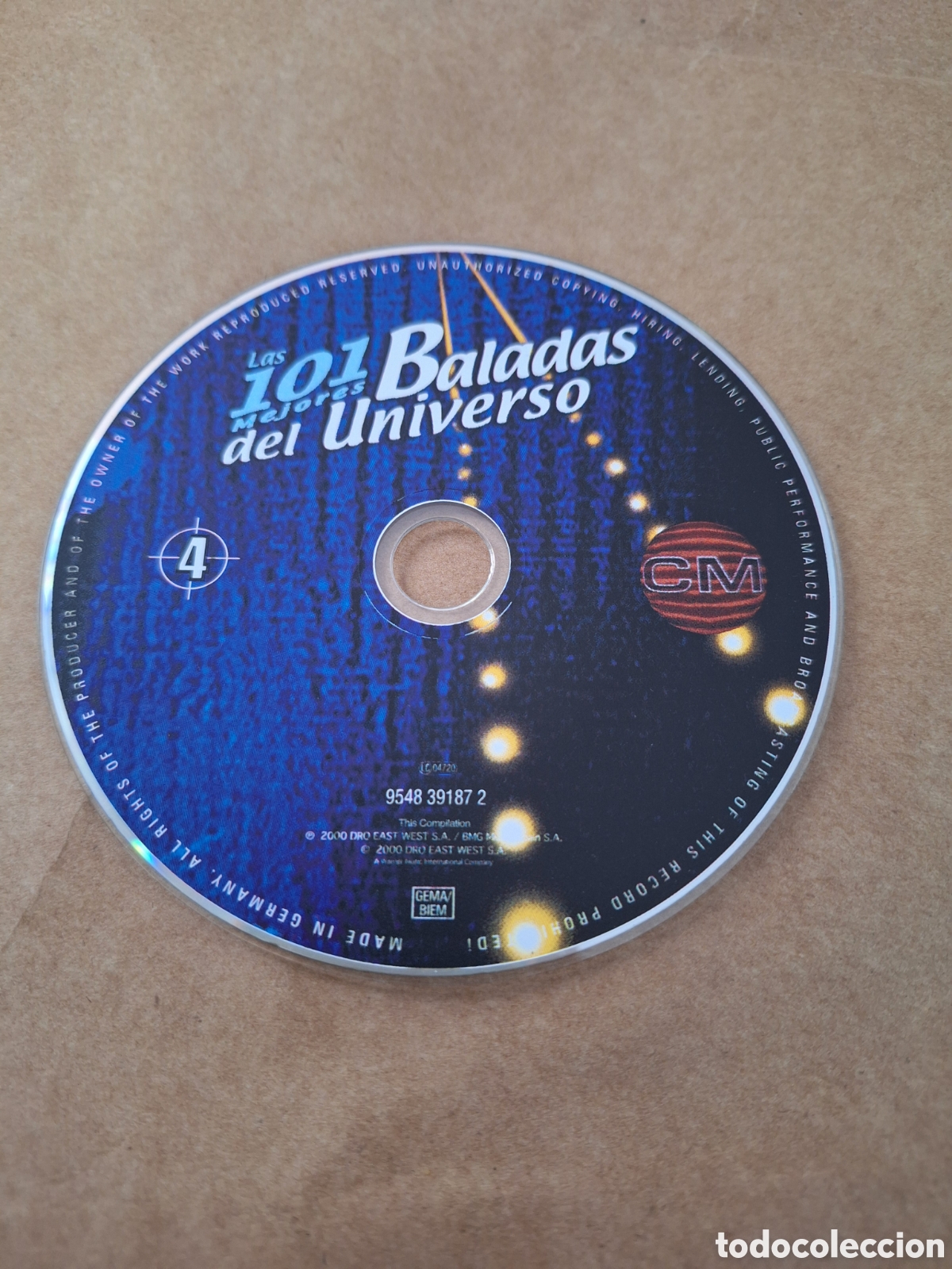 CDs de m&uacute;sica: Sd118 los 101 baladas cd 4 solo disco - Foto 1