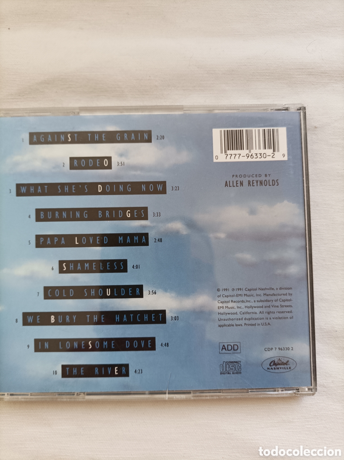 CDs de m&uacute;sica: Garth brooks. Ropin the wind. Cd - Foto 2