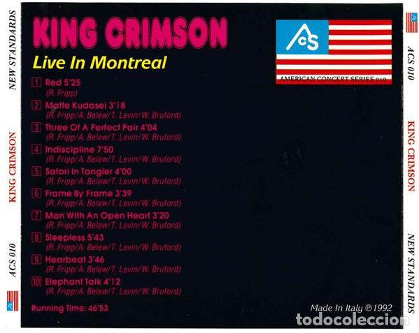CDs de m&uacute;sica: King Crimson &ndash; New Standards - CD - Foto 2
