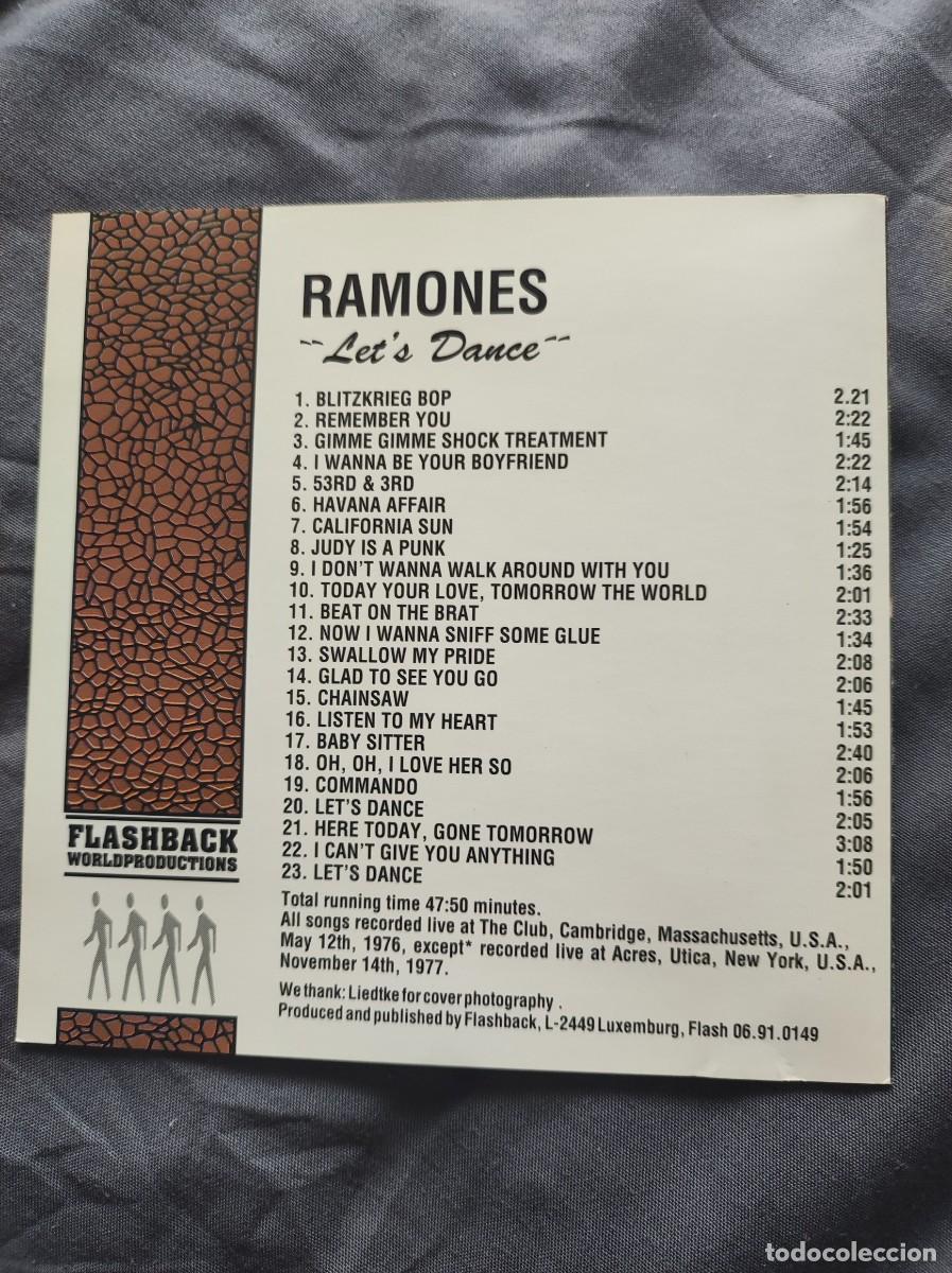 CDs de m&uacute;sica: Ramones &ndash; Lets Dance cd - Foto 2