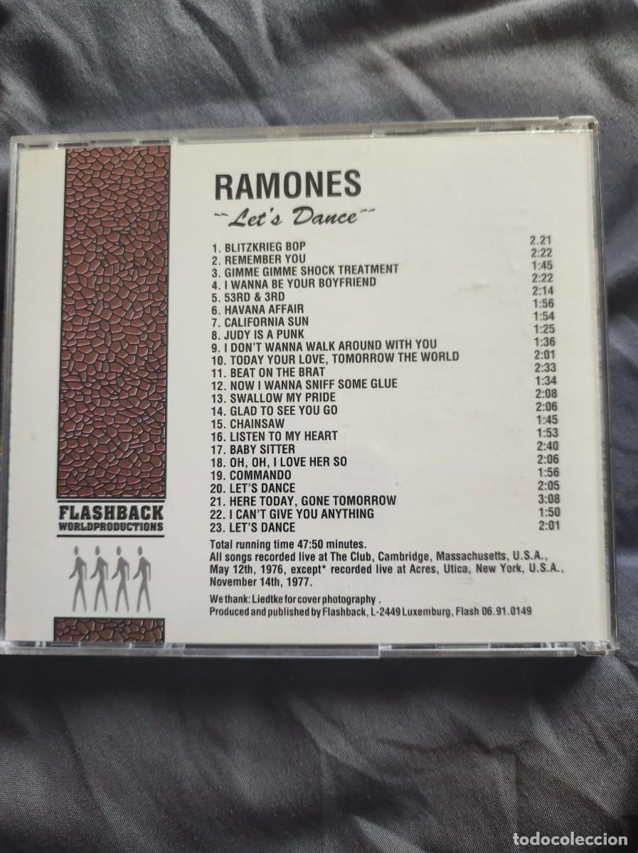 CDs de m&uacute;sica: Ramones &ndash; Lets Dance cd - Foto 4