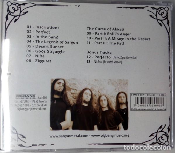 CDs de m&uacute;sica: SARGON - [TRANSCRIPTIONS] CD 2005 - METAL - Foto 2