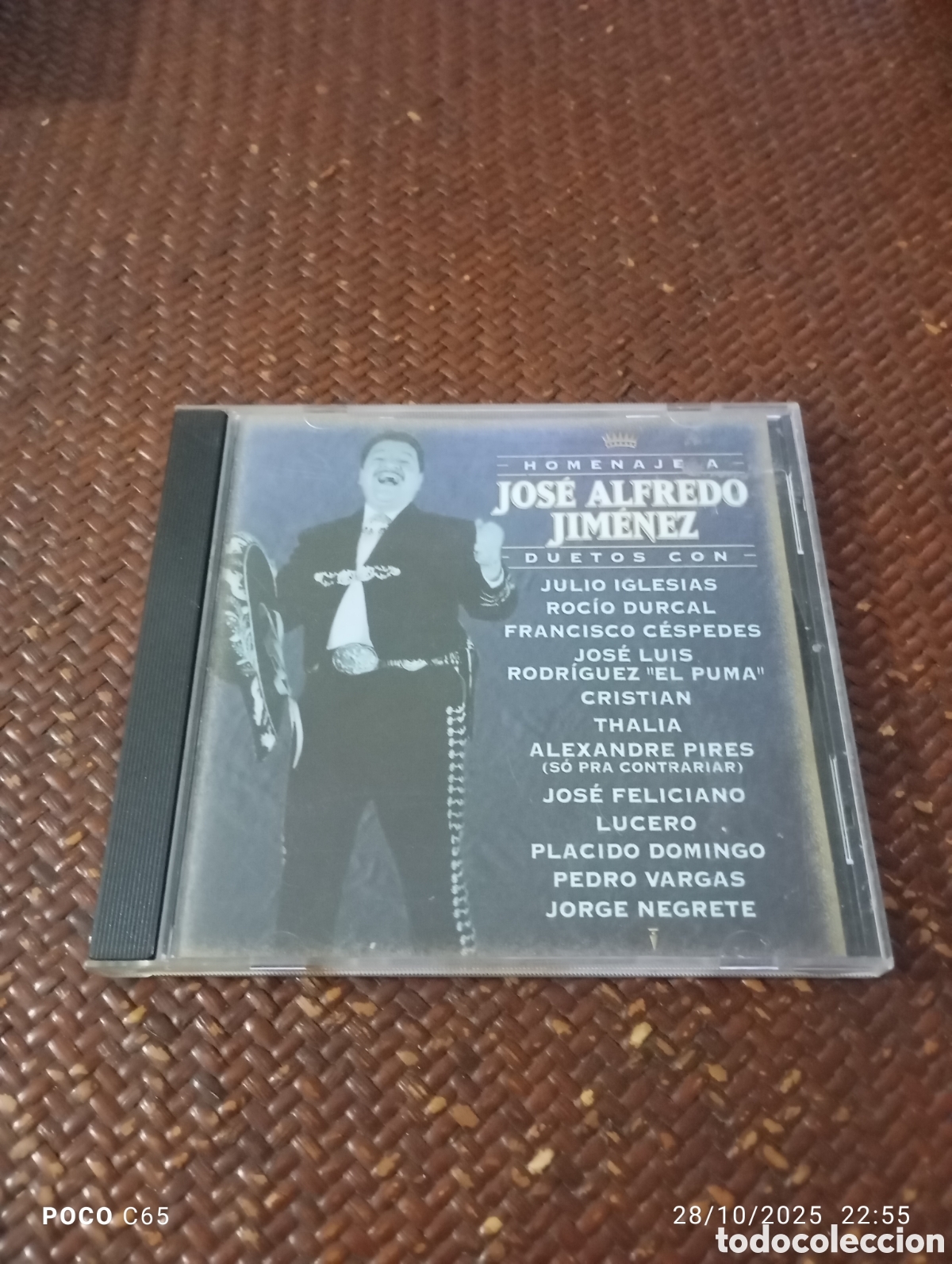 CDs de m&uacute;sica: Homenaje a Jos&eacute; Alfredo Jim&eacute;nez cd - Foto 1
