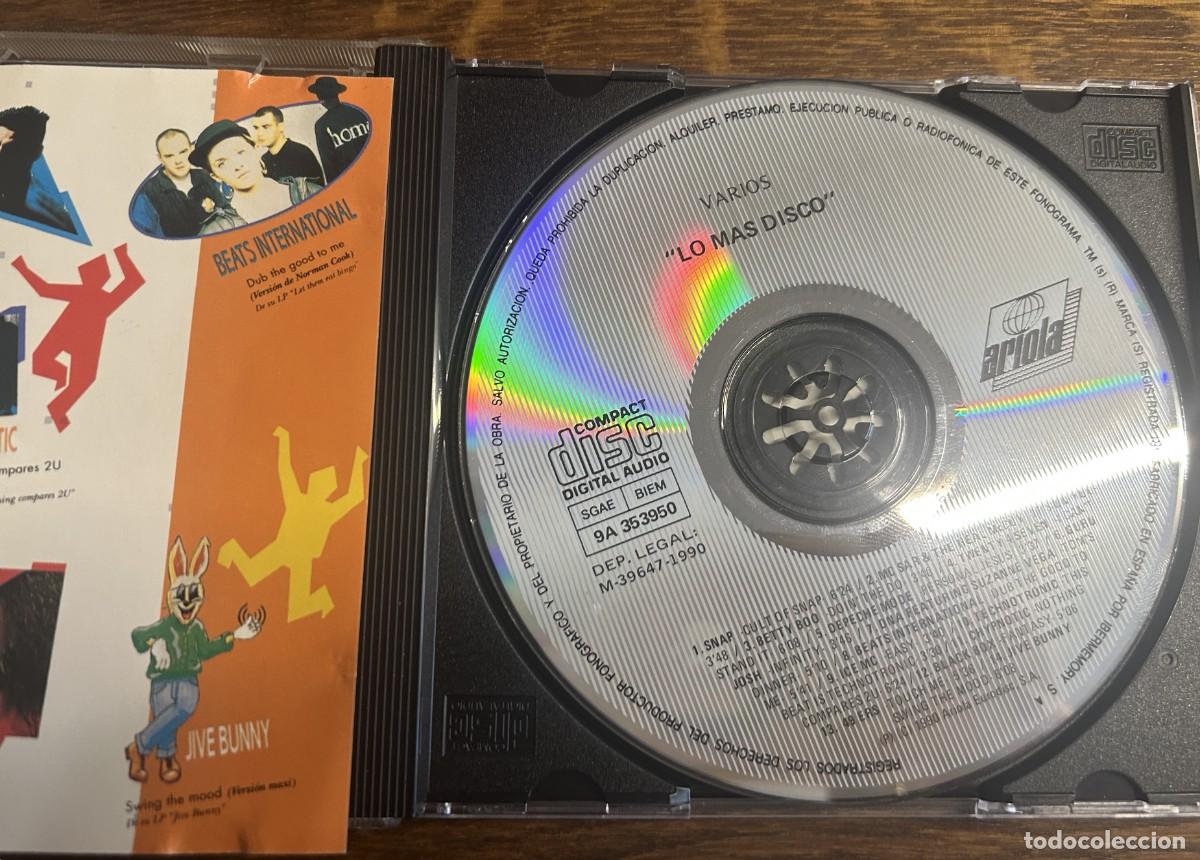 CDs de m&uacute;sica: LO MAS DISCO CD 1990 - Foto 4