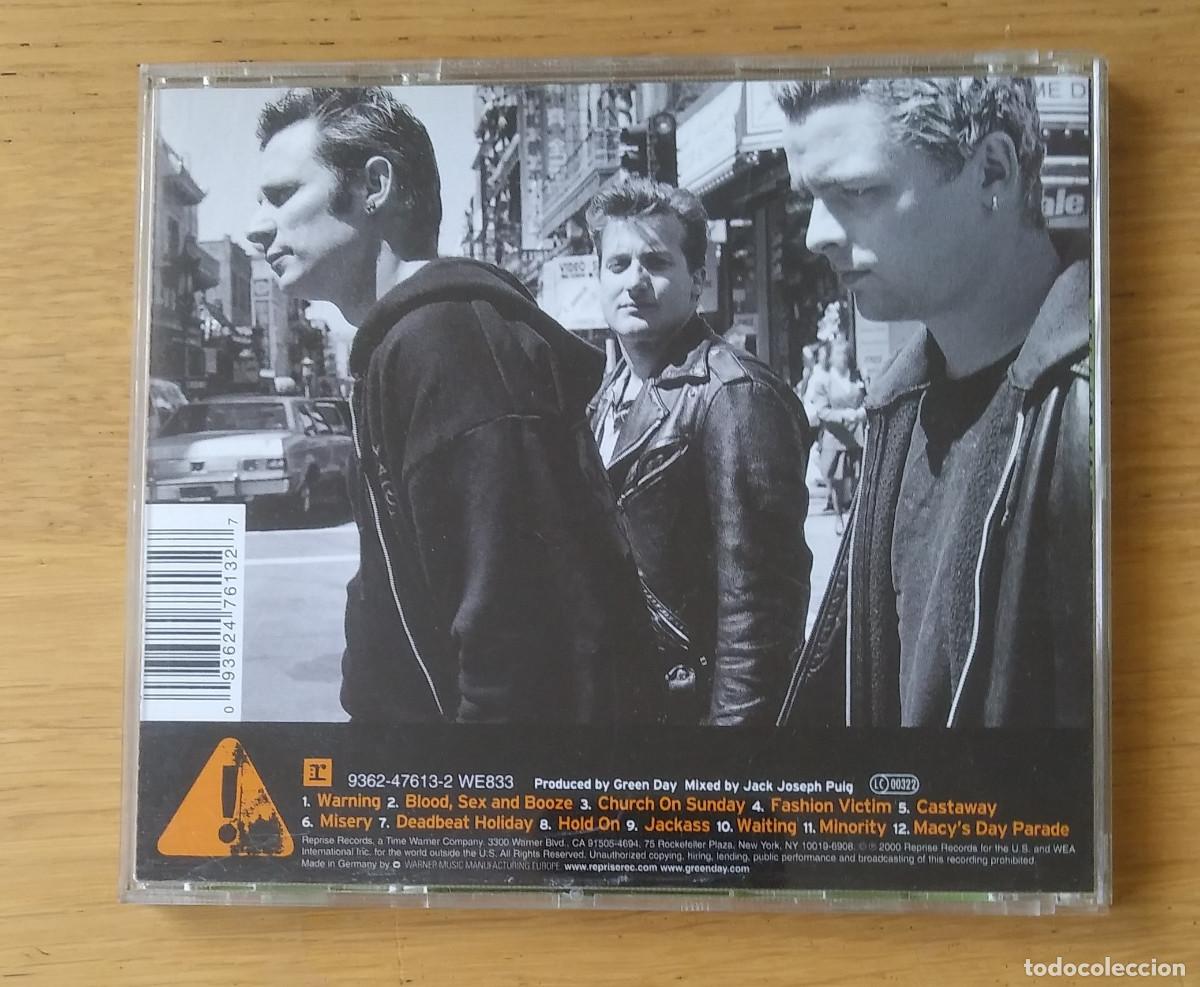 CDs de m&uacute;sica: GREEN DAY: &rdquo;WARNING&rdquo; CD 2000 - PUNK ROCK - Foto 2