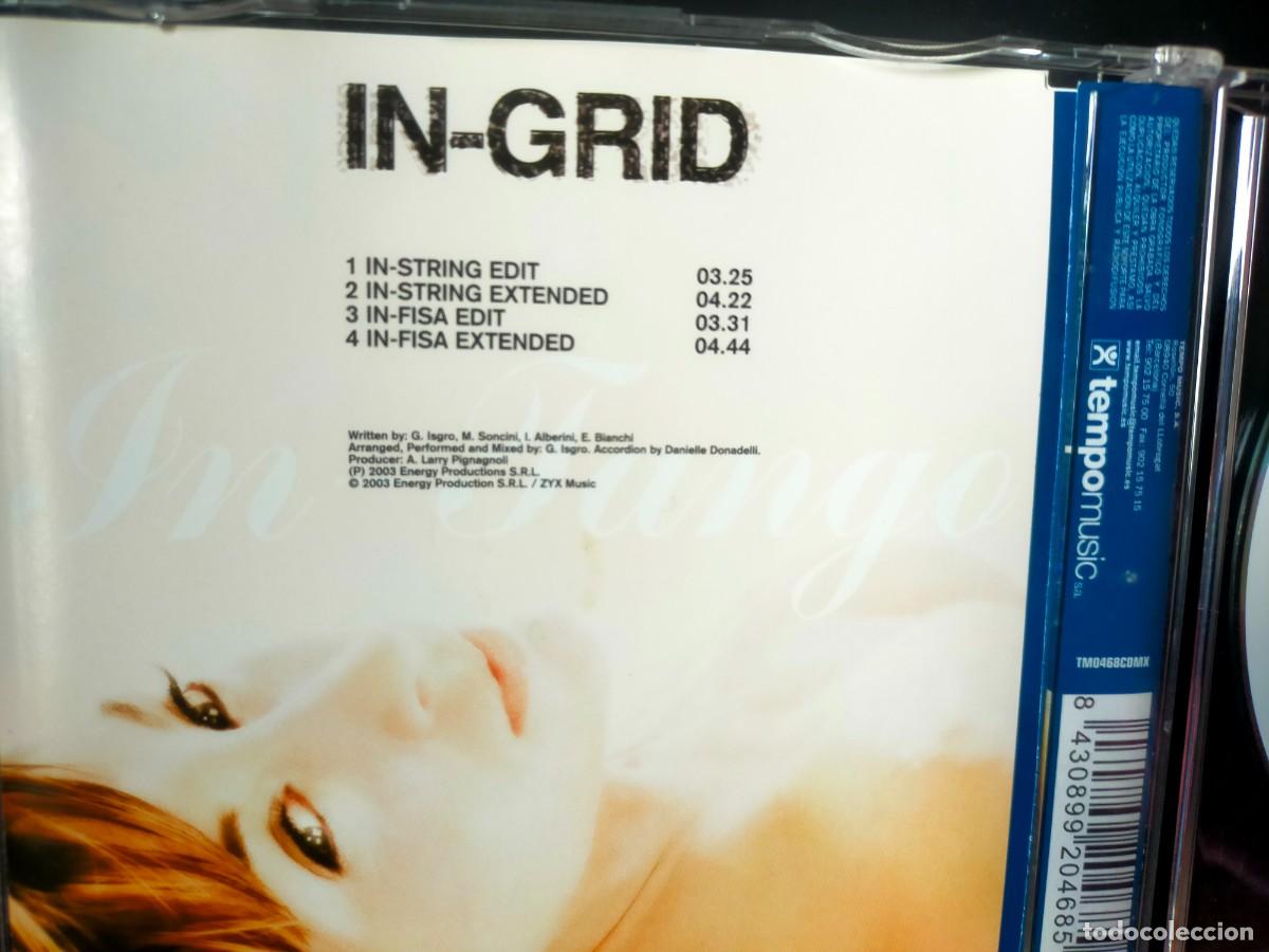 CDs de m&uacute;sica: IN-GRID. IN-TANGO. 2003. TEMPO MUSIC - Foto 3