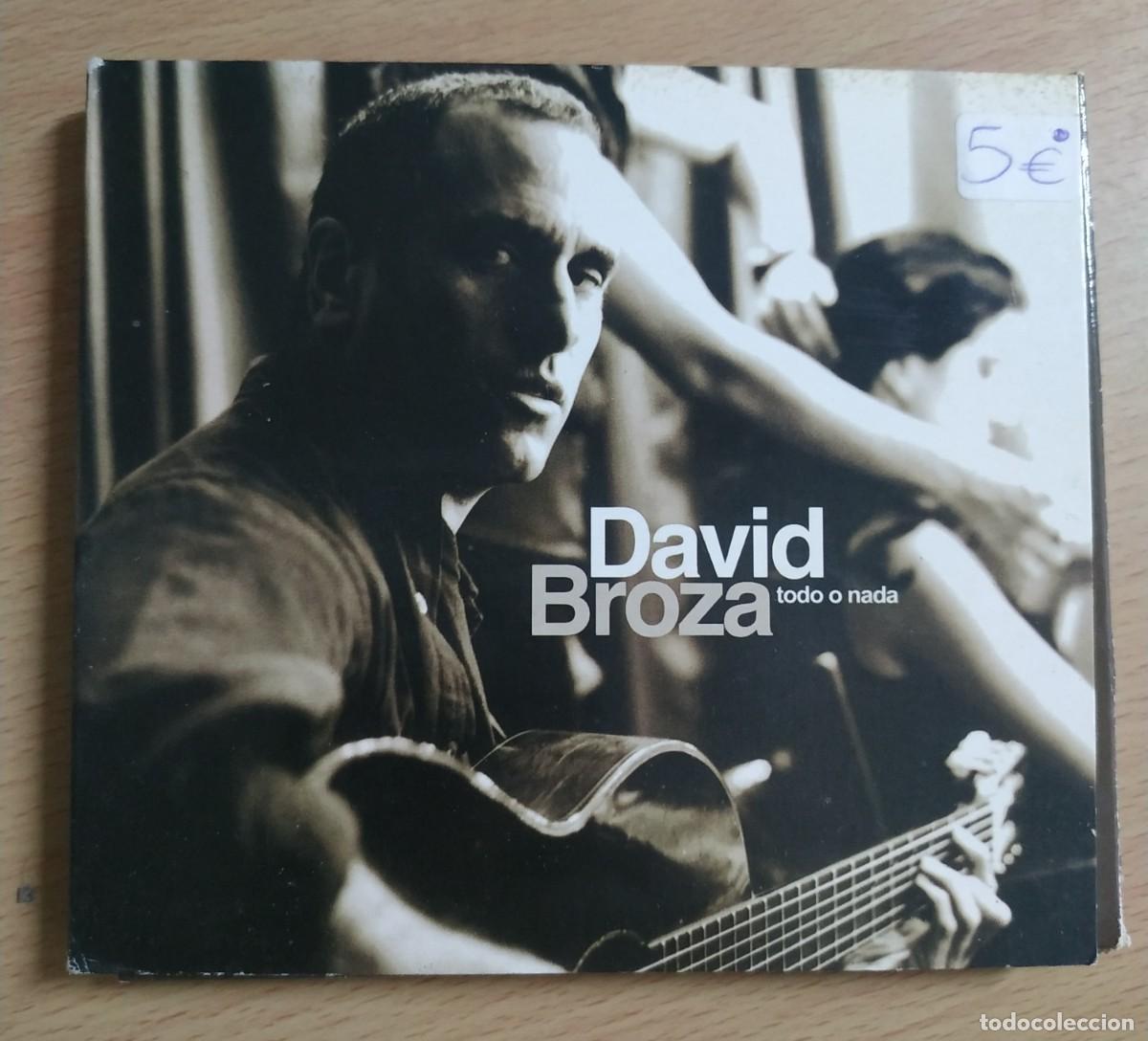 CDs de m&uacute;sica: CD DAVID BROZA - TODO O NADA - Foto 1