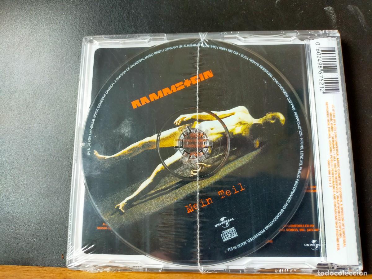 CDs de m&uacute;sica: RAMMSTEIN. MEIN TELL. PRECINTADO. 2004. UNIVERSAL. PLUS ACCESS CODE FOR ADDITIONAL VALUE. - Foto 4