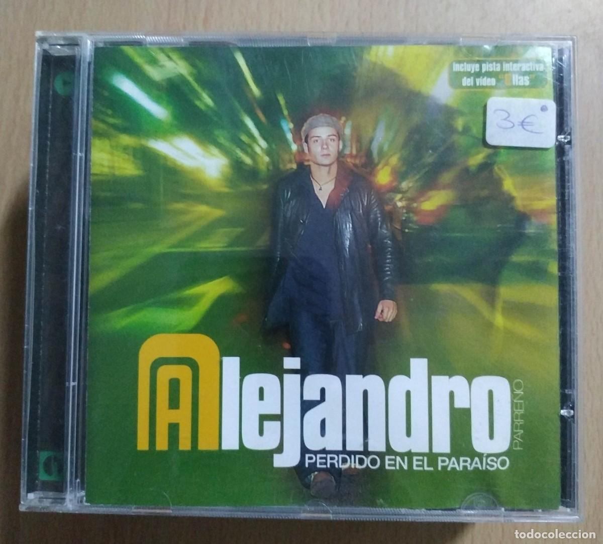 CDs de m&uacute;sica: CD ALEJANDRO PARRE&Ntilde;O - PERDIDO EN EL PARAISO - Foto 1