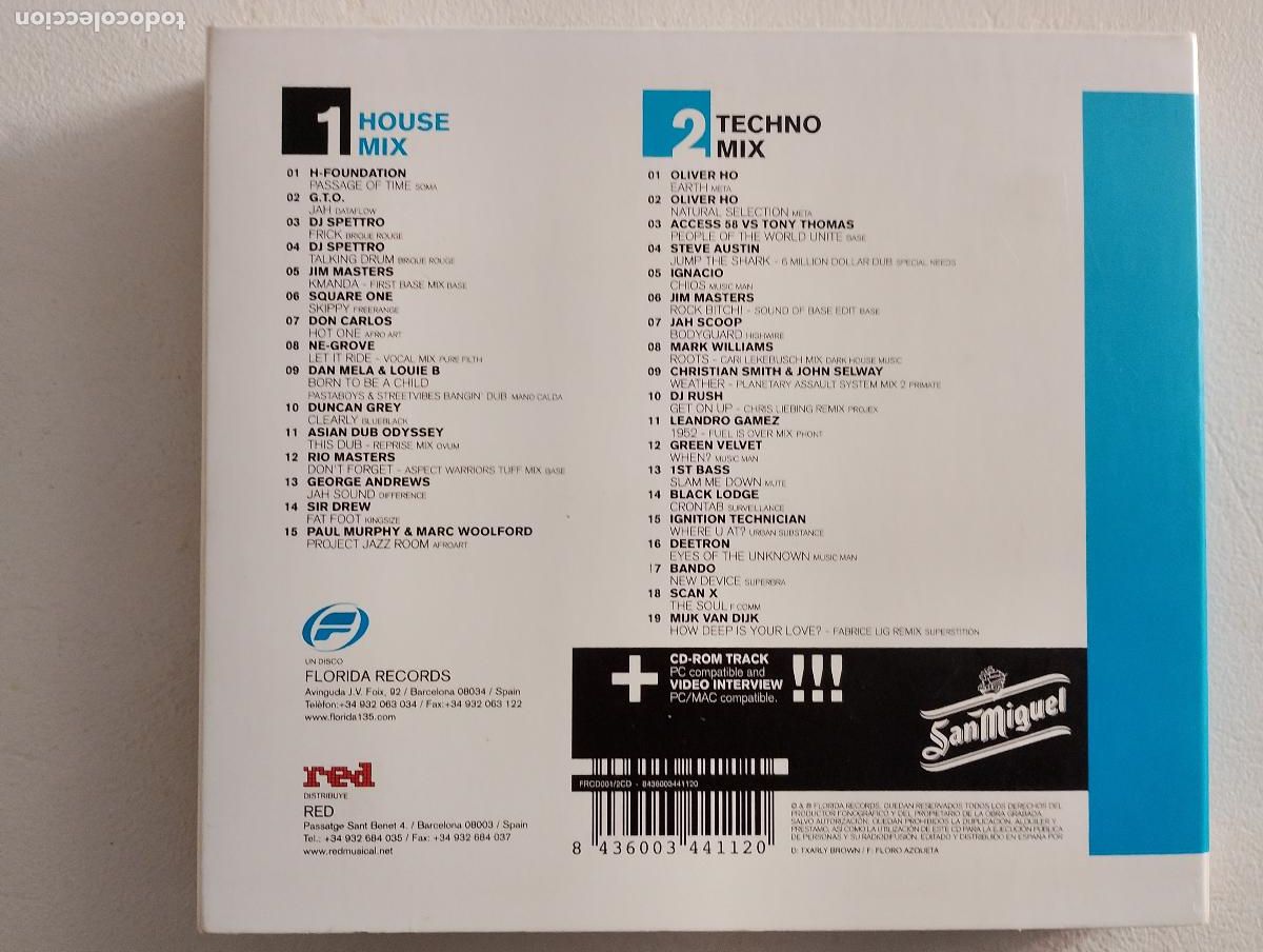 CDs de m&uacute;sica: Impossible Blue (Jim Masters Dj Mix Spain 2002 Electronic Estilo: Techno, 2 CDS - Foto 5