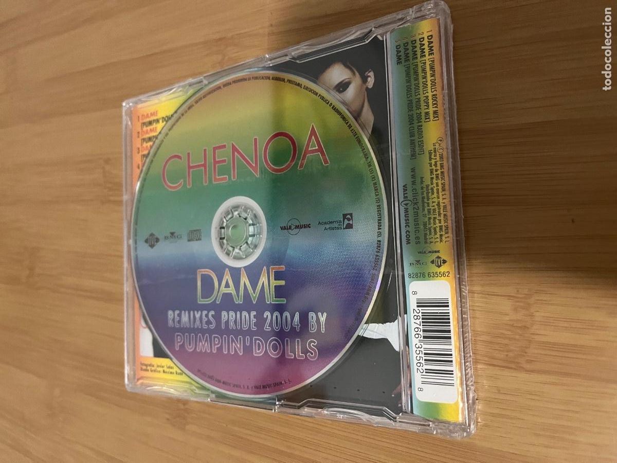 CDs de m&uacute;sica: CHENOA. Dame (cd single promo 2003 ) - Foto 2