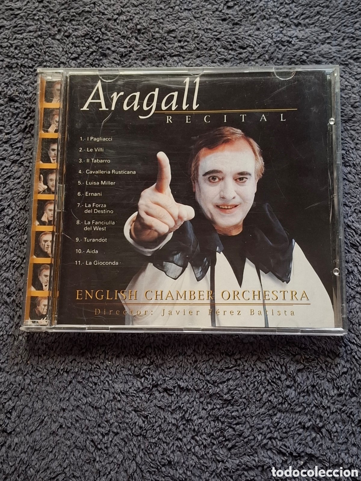 Music CDs: CD59. Aragall - Recital, English Chamber Orchestra,Director: Javier P&eacute;rez Batista, Discmedi 1997.