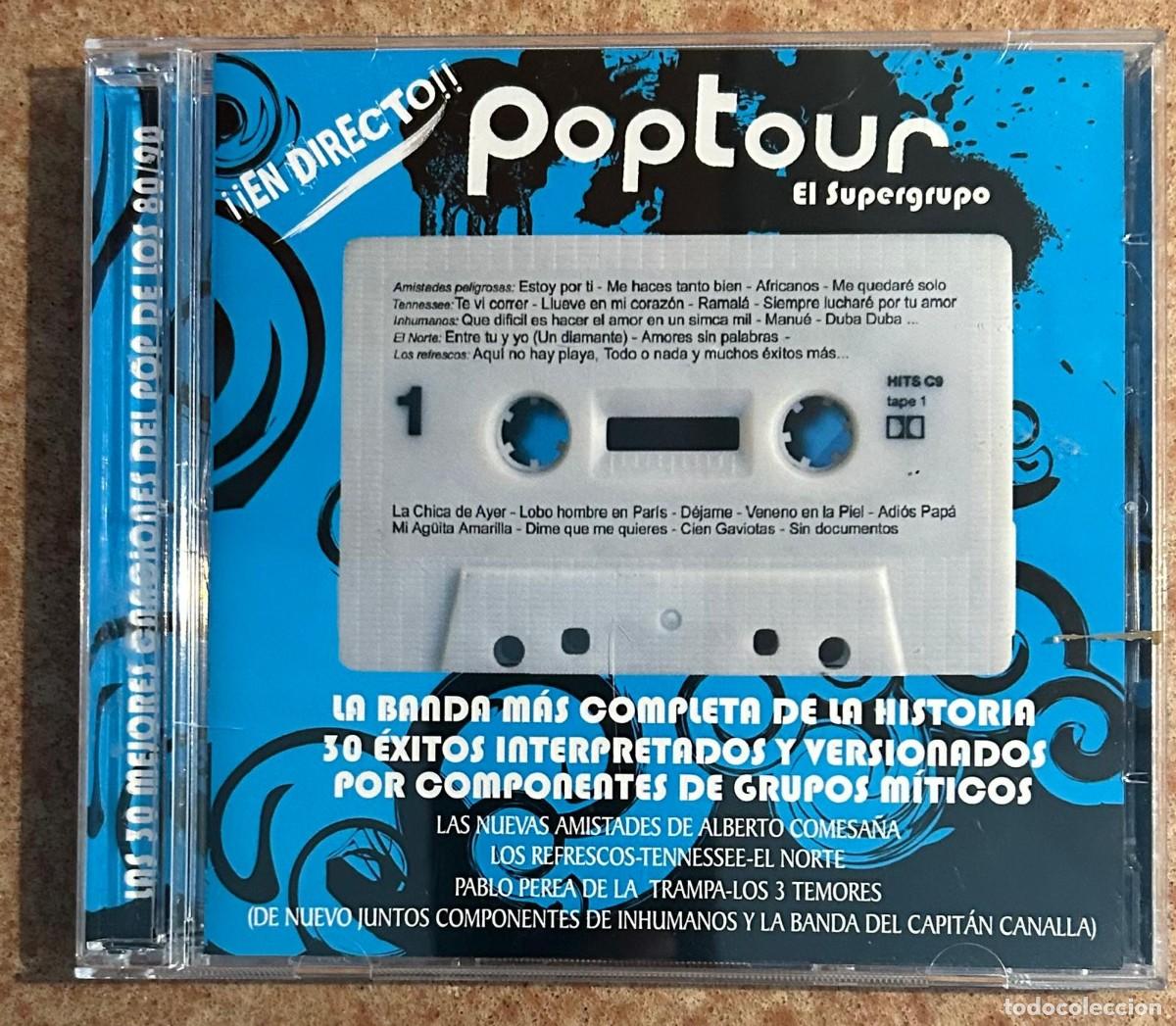 CDs de m&uacute;sica: POPTOUR - EL SUPERGRUPO - DOBLE CD - Foto 1