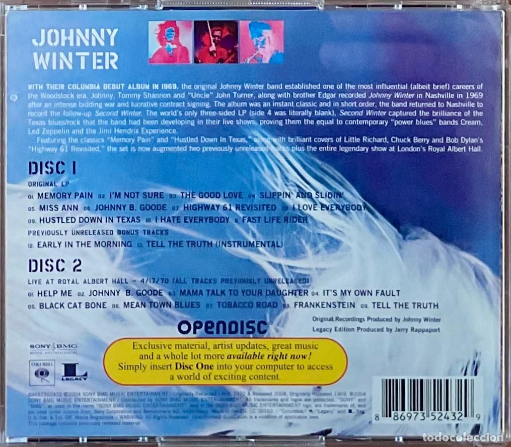 CDs de m&uacute;sica: JOHNNY WINTER - SECOND WINTER - Foto 2