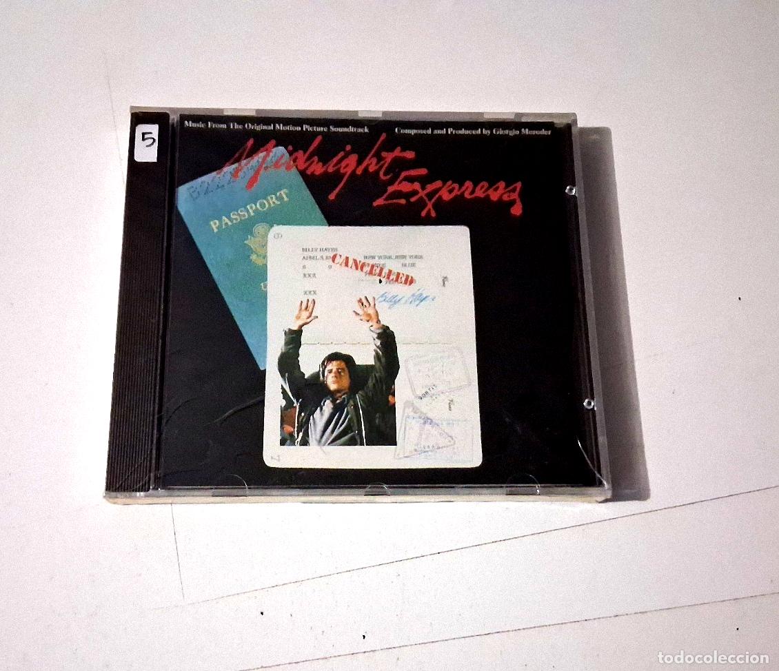 CDs de m&uacute;sica: ORIGINAL SOUNDTRACK &rdquo;MIDNIGHT EXPRESS&rdquo; CD 8 TRACKS GIORGIO MORODER BANDA SONORA - Foto 1