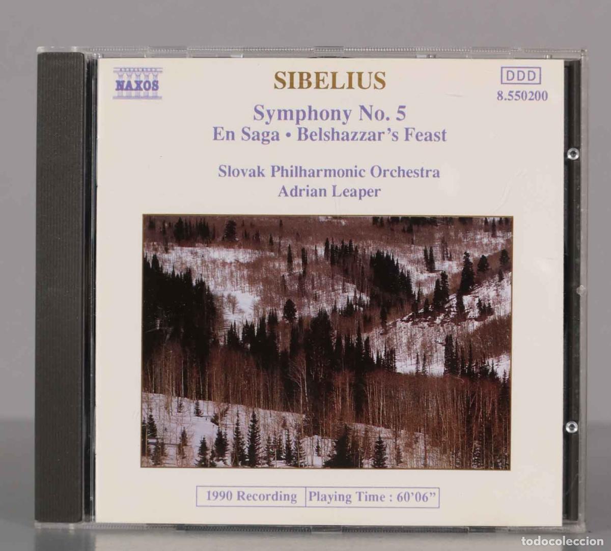 CDs de Musique: CD. Leaper &ndash; Symphony No. 5 / En Saga &bull; Belshazzar&acute;s Feast SIBELIUS