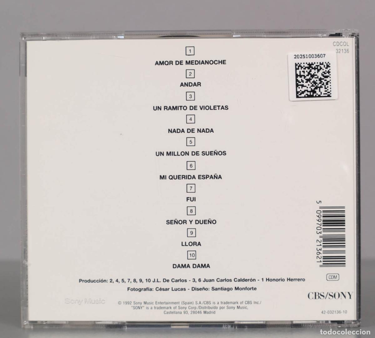 CDs de m&uacute;sica: CD. Cecilia &ndash; Amor De Medianoche - Foto 2