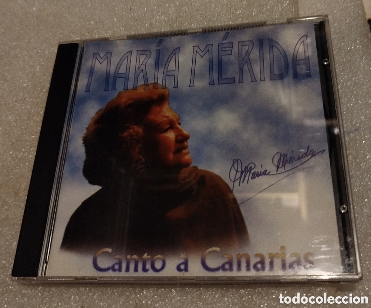 CDs de m&uacute;sica: Mar&iacute;a M&eacute;rida - Canto a Canarias - Foto 1