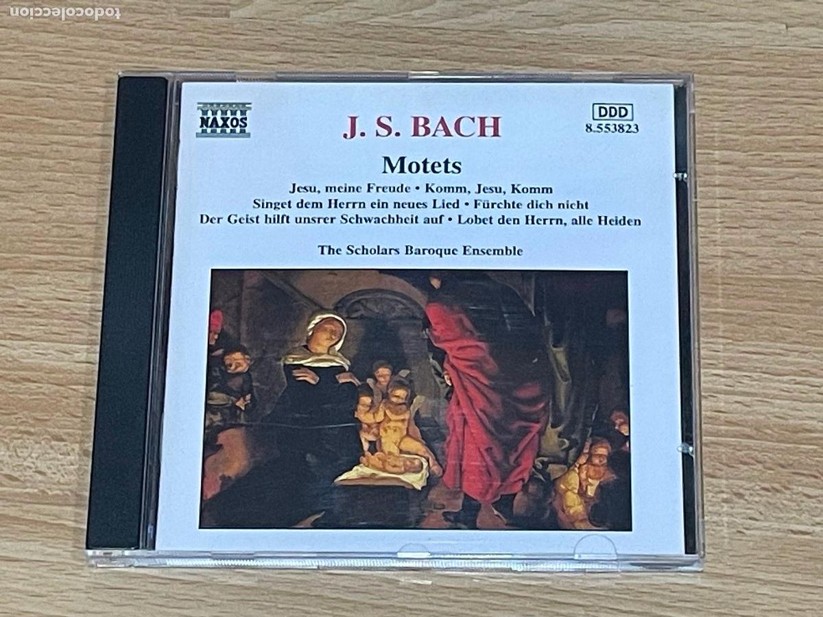 Musik-CDs: J.S. BACH - MOTETS - SCHOLARS BAROQUE ENSEMBLE - NAXOS 1997