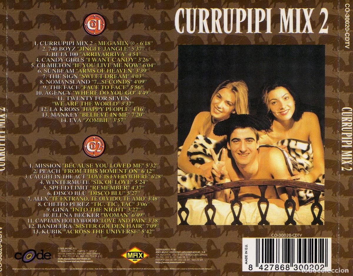 CDs de m&uacute;sica: Currupipi Mix 2 [1996] Code Music &ndash; CO-30020-CDTV - Foto 2