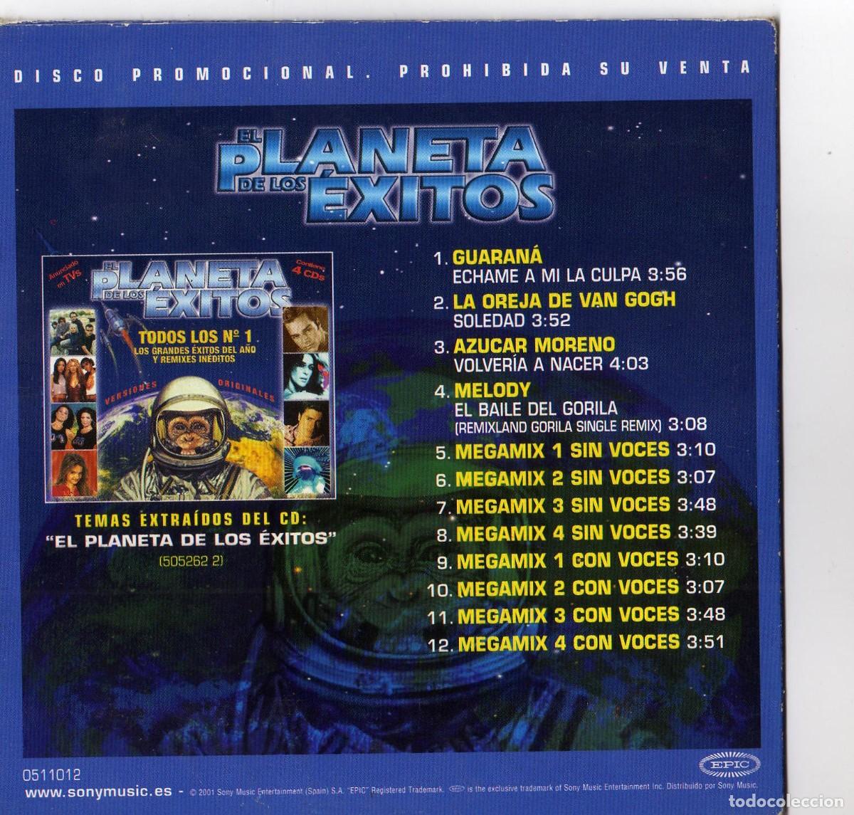 CDs de m&uacute;sica: El Planeta De Los &Eacute;xitos [2001] EPIC - Foto 2