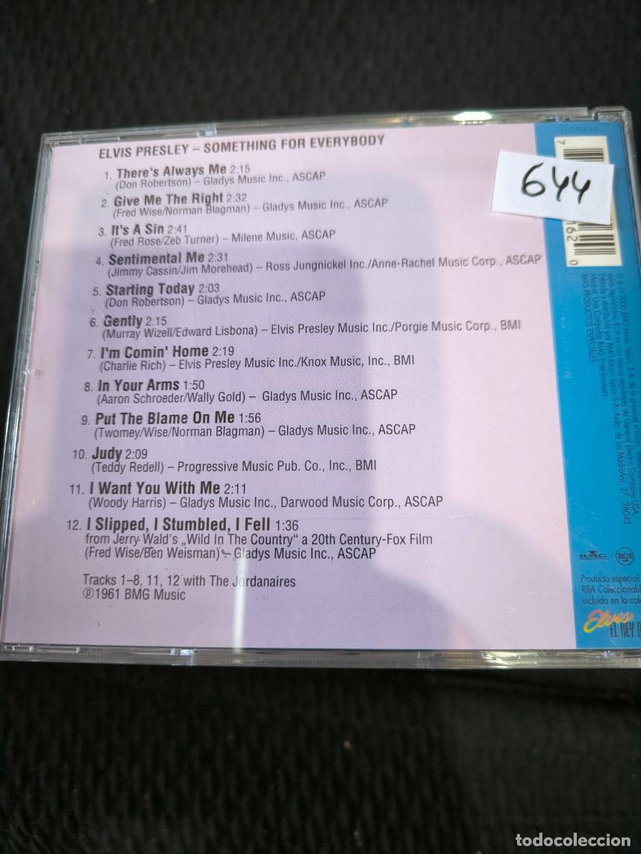CDs de m&uacute;sica: ELVIS PRESLEY - SOMETHING FOR EVERYBODY - Foto 2