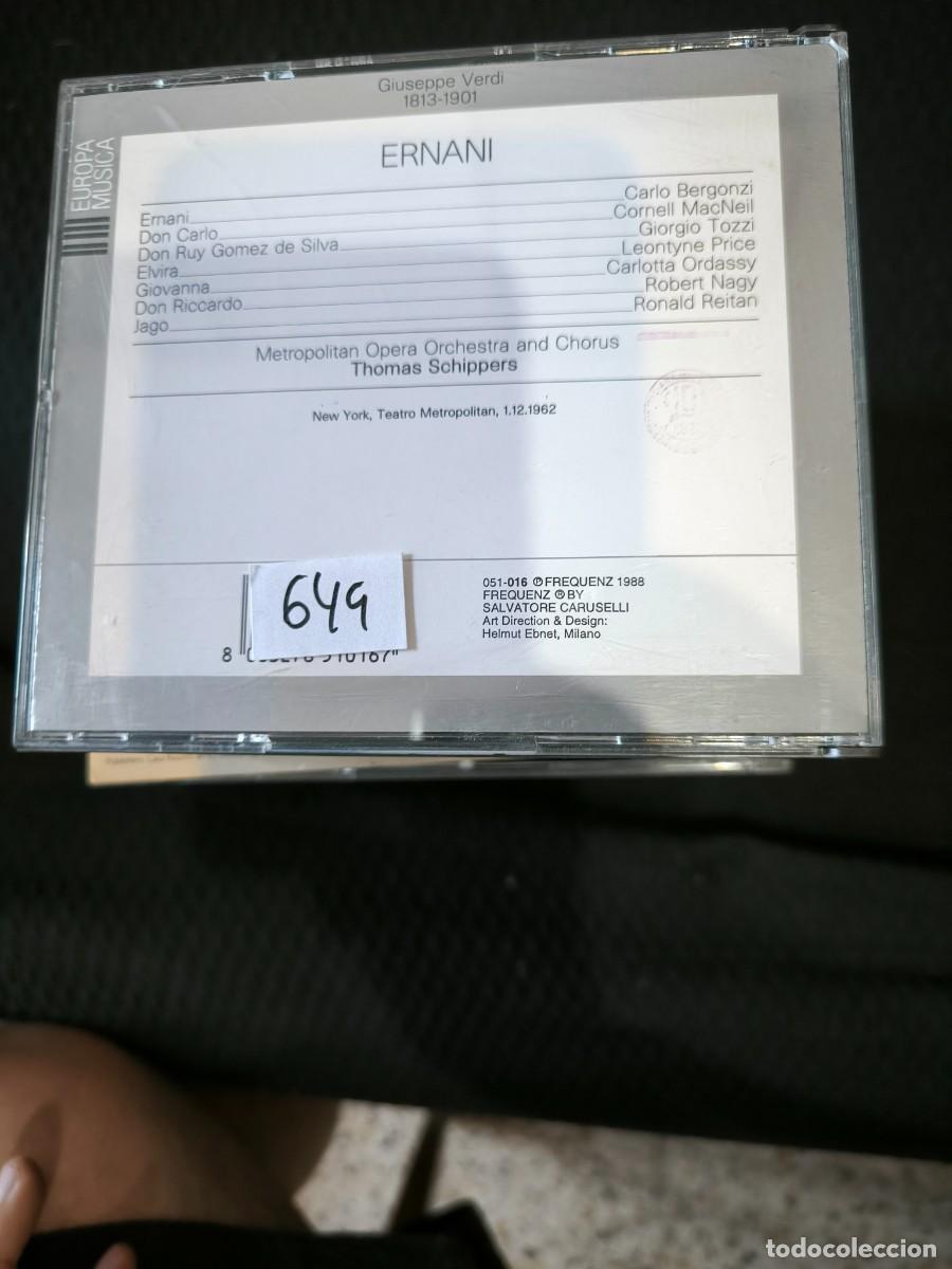 CDs de m&uacute;sica: ERNANI BERGONZI PRICE SCHIPPERS - Foto 2