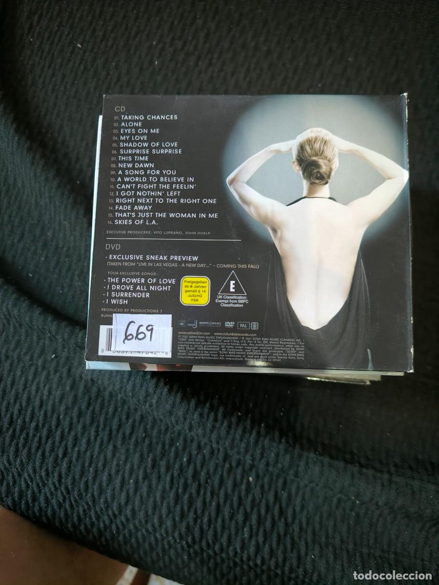 CDs de m&uacute;sica: CELINE DION TAKING CHANCES DELUXE EDITION CD/DVD - Foto 2