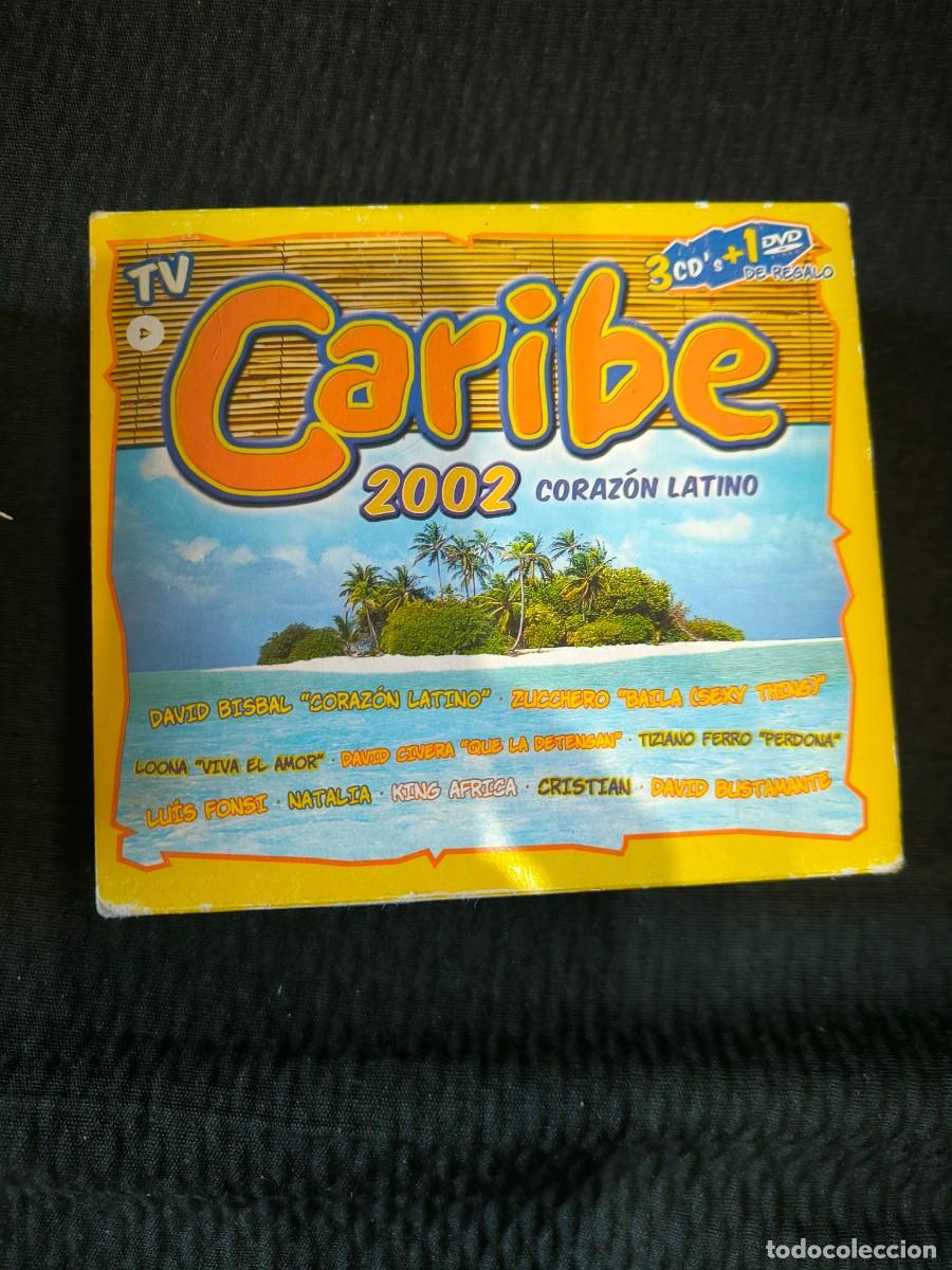 CDs de m&uacute;sica: CARIBE 2002 3CDS + 1 DVD - Foto 1