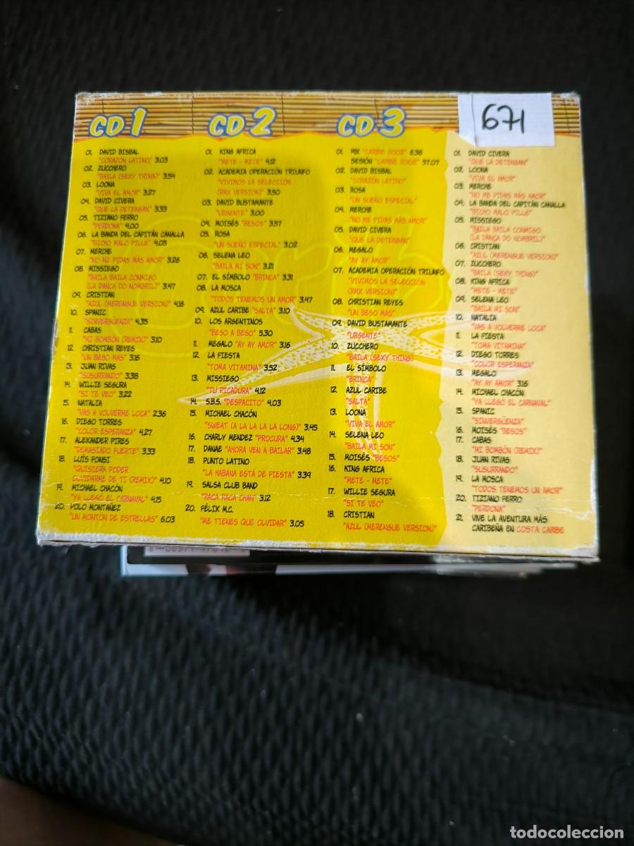 CDs de m&uacute;sica: CARIBE 2002 3CDS + 1 DVD - Foto 2