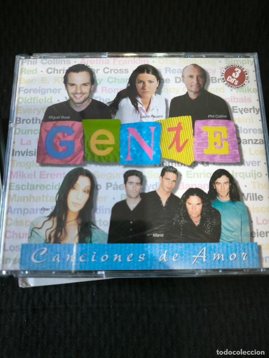 CDs de m&uacute;sica: GENTE CANCIONES DE AMOR 3CDS....... - Foto 1