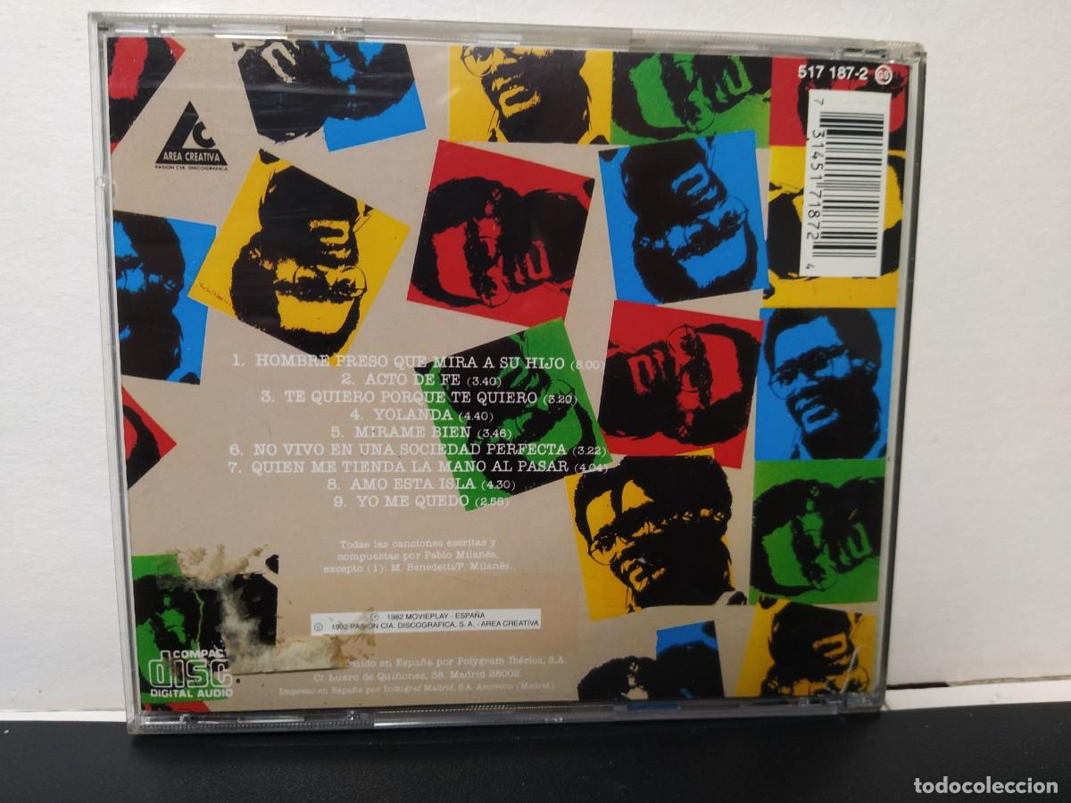 CDs de m&uacute;sica: Pablo Milan&eacute;s - Yo Me Quedo (CD) - Foto 2