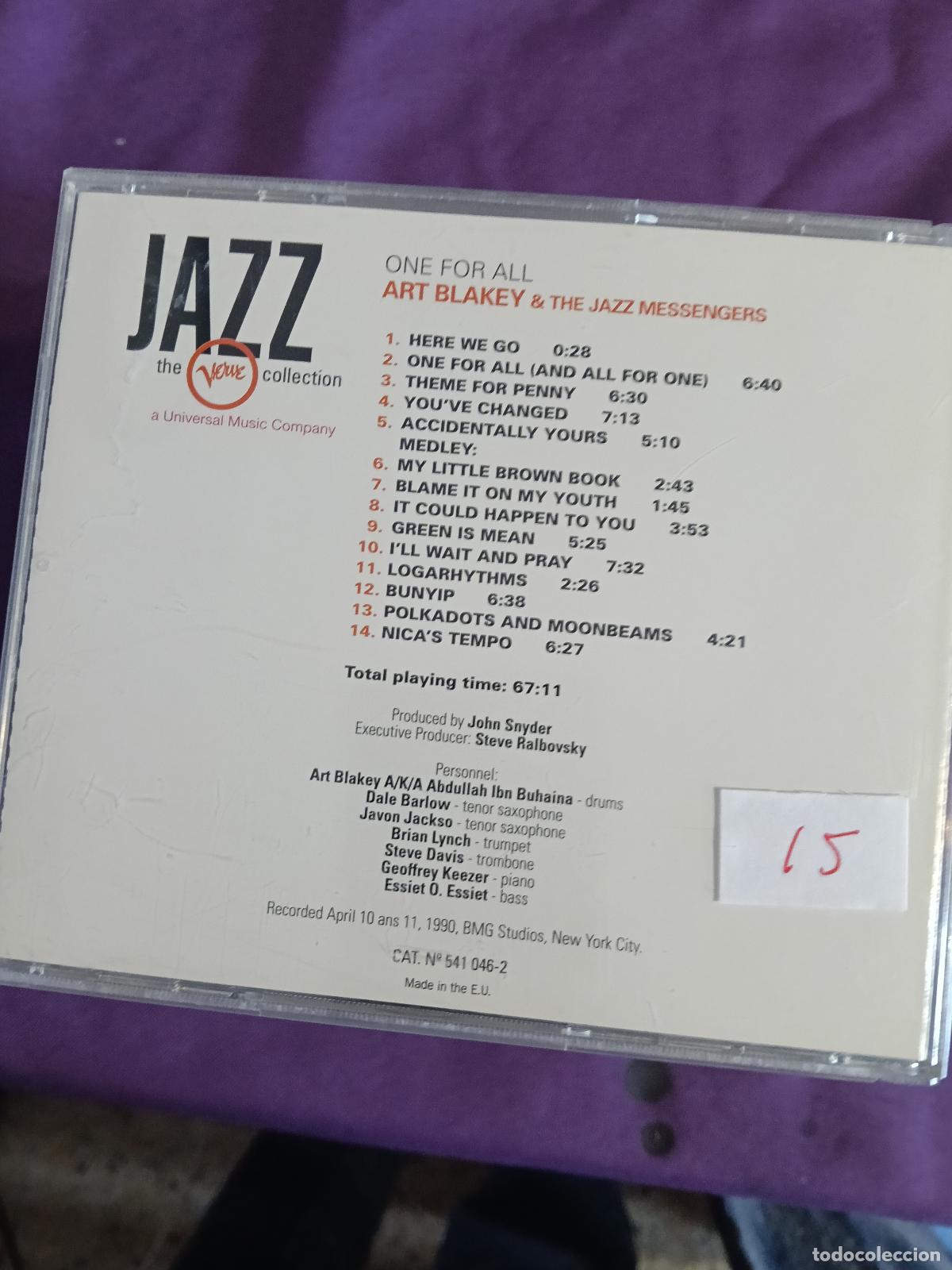 CDs de m&uacute;sica: ART BLAKEY & THE JAZZ MESSENGERS - Foto 2