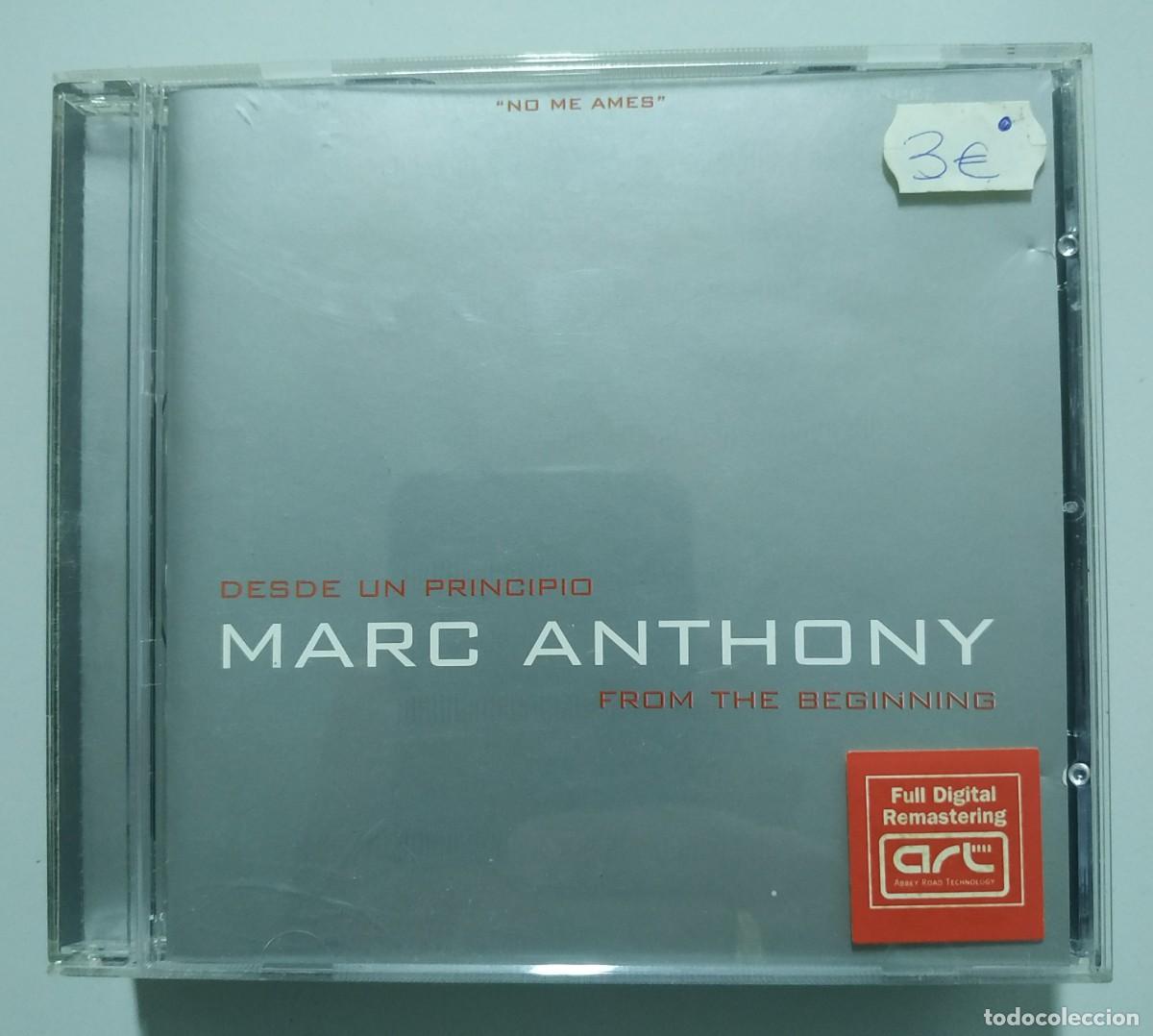 CDs de m&uacute;sica: CD MARC ANTHONY - DESDE UN PRINCIPIO - Foto 1