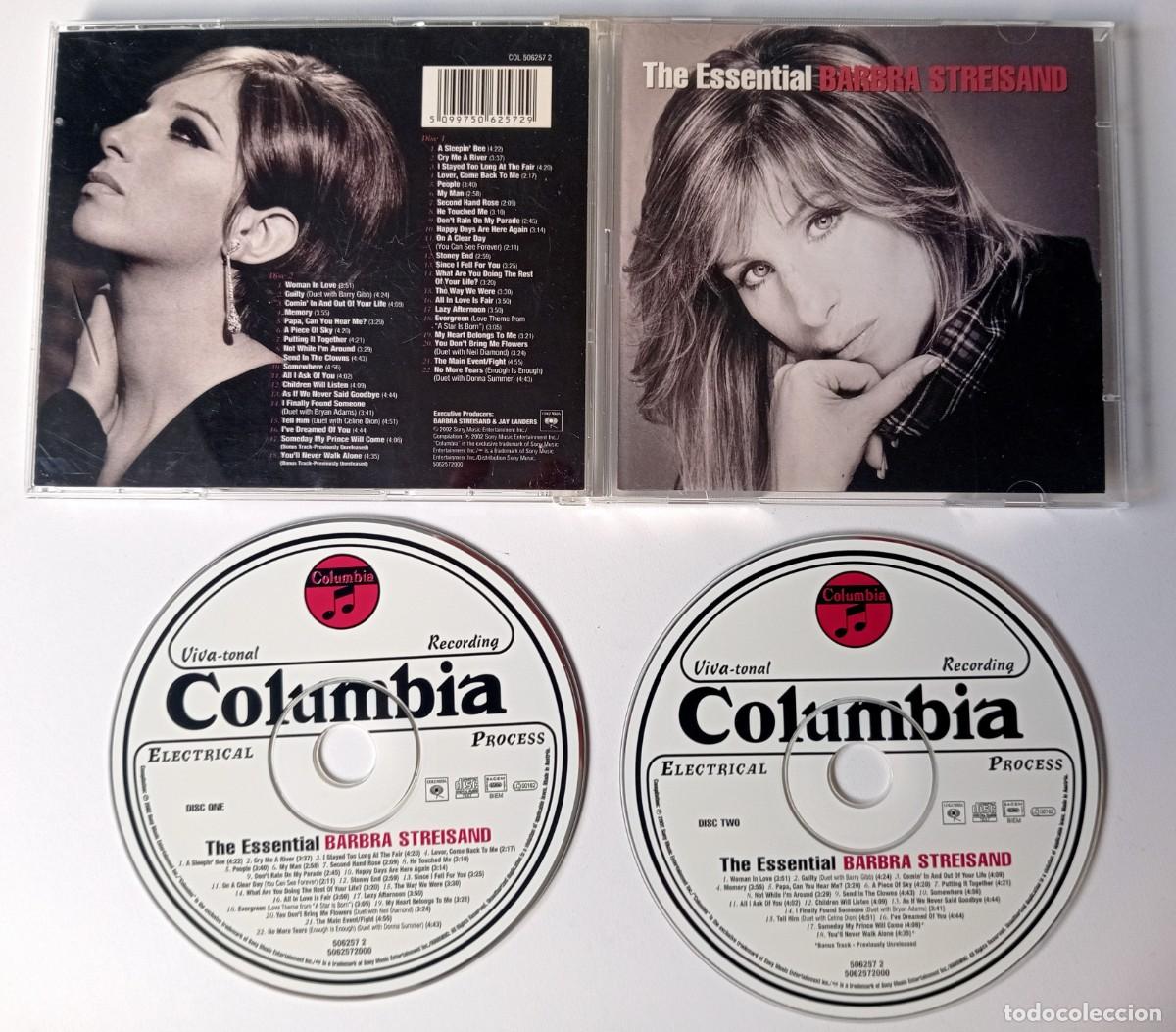 CDs de m&uacute;sica: DOBLE CD THE ESSENTIAL BARBRA STREISAND - Foto 2