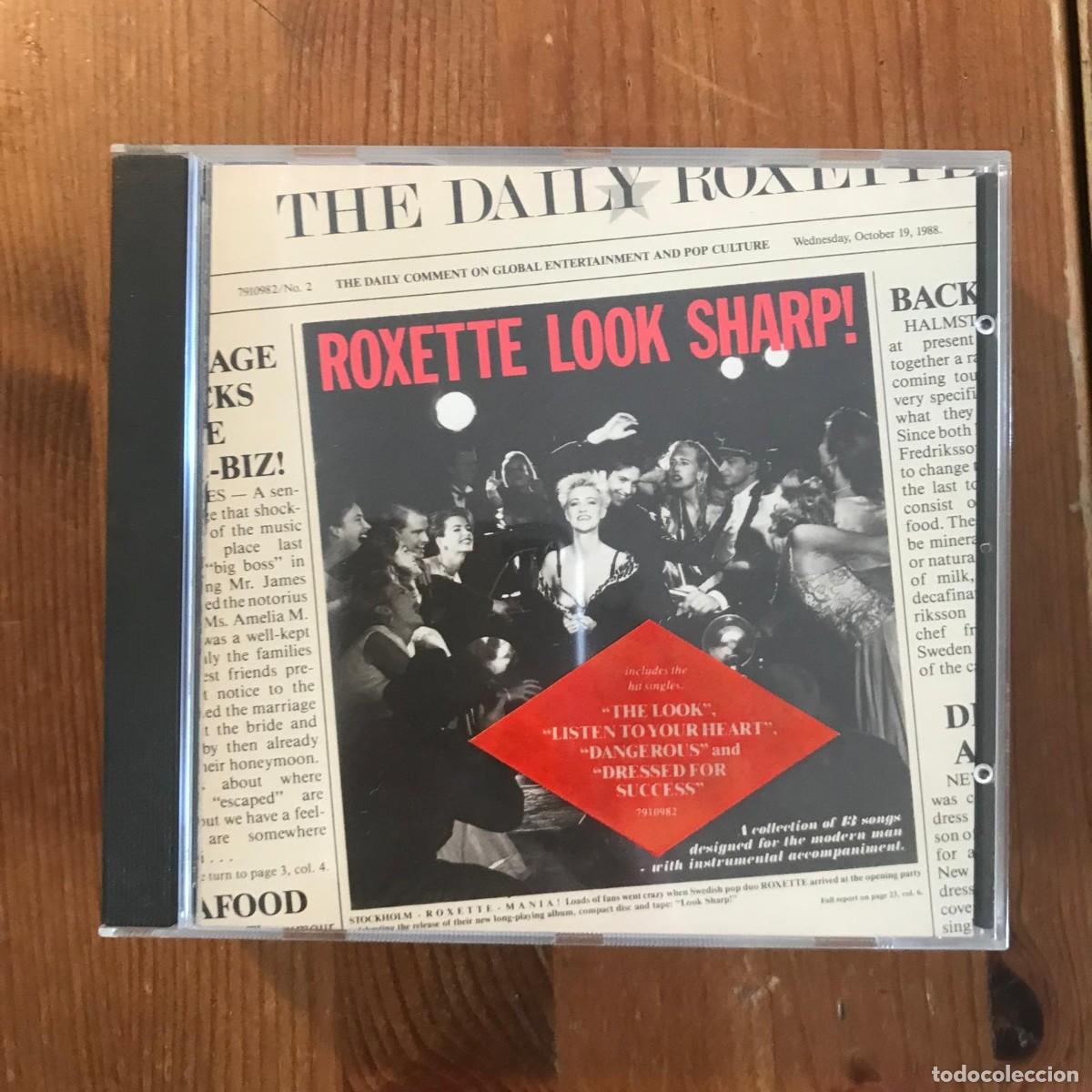 CDs de m&uacute;sica: ROXETTE - LOOK SHARP! - CD PARLOPHONE 1988 - Foto 1