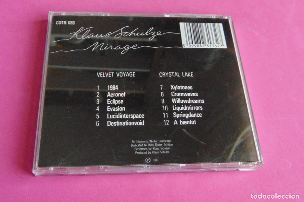 CDs de m&uacute;sica: Klaus Schulze &ndash; Mirage - CD THUNDER BOLT RECORDS - Foto 3