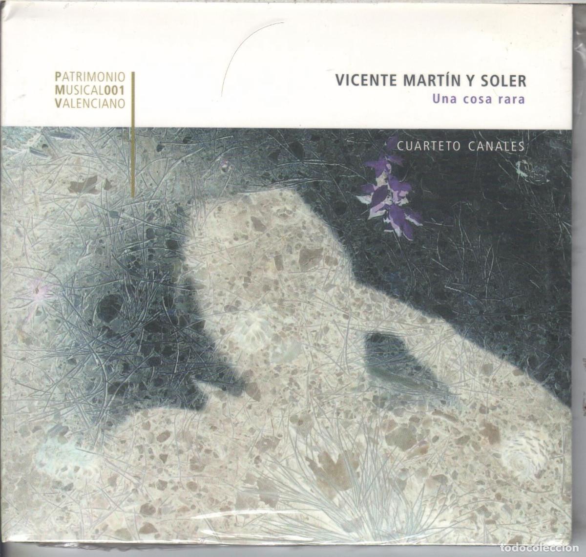 CDs de Musique: Vicente Mart&iacute;n Y Soler, Cuarteto Canales &ndash; Una Cosa Rara Nuevo precintado