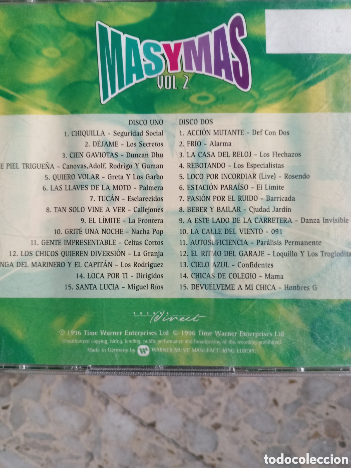 CDs de m&uacute;sica: 2 CD MAS Y MAS VOL 2 - Foto 2