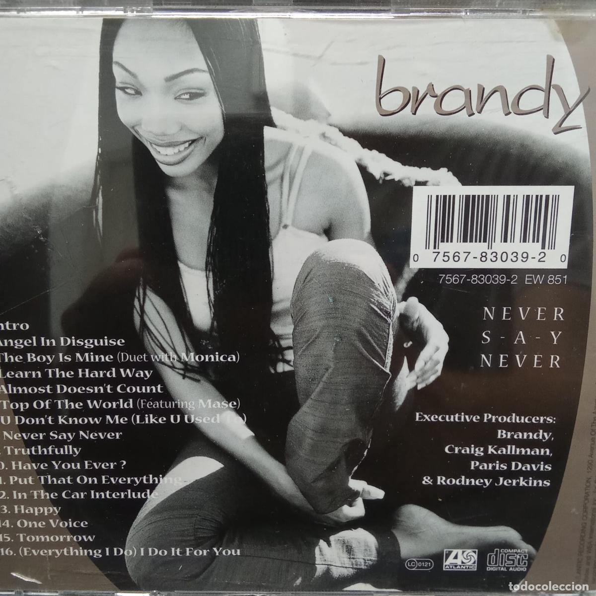 CDs de m&uacute;sica: BRANDY, Never say Never. CD R&B - Foto 2