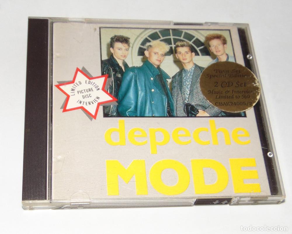 CDs de m&uacute;sica: Depeche Mode &ndash; Interview CD Picture Disc - DOBLE CD 1993 - Foto 1