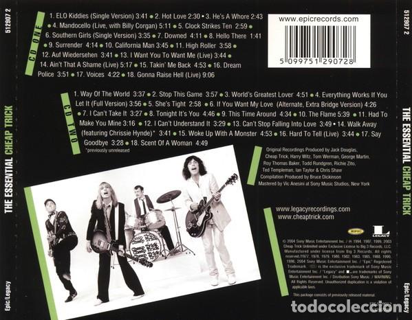 CDs de m&uacute;sica: Cheap Trick - The essential Cheap Trick (2 Cds) - Foto 2