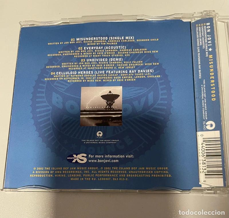 CDs de m&uacute;sica: Bon Jovi - Misunderstood CD Single - Foto 3